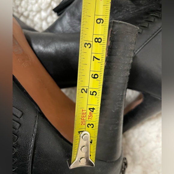 COACH Jessie Leather Black Bootie Size 9.5B - Picture 3 of 8